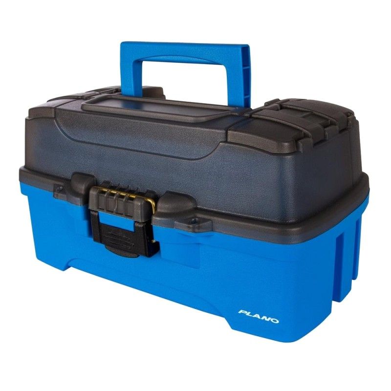 Cassetta Plano Three Tray Tackle Box - Smoke Blue