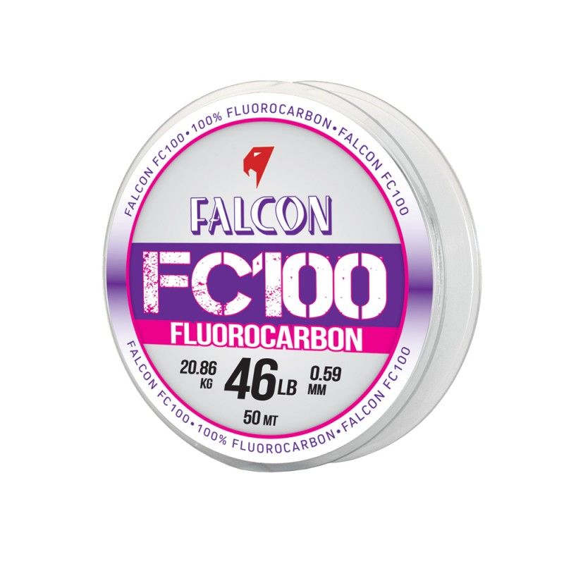 Filo Falcon FC100 Fluorocarbon 50mt
