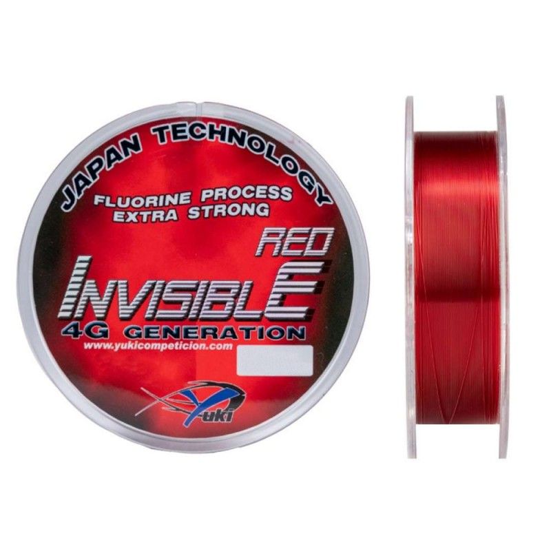 Filo Yuki Nylon Invisible Red 4G Generation 300mt