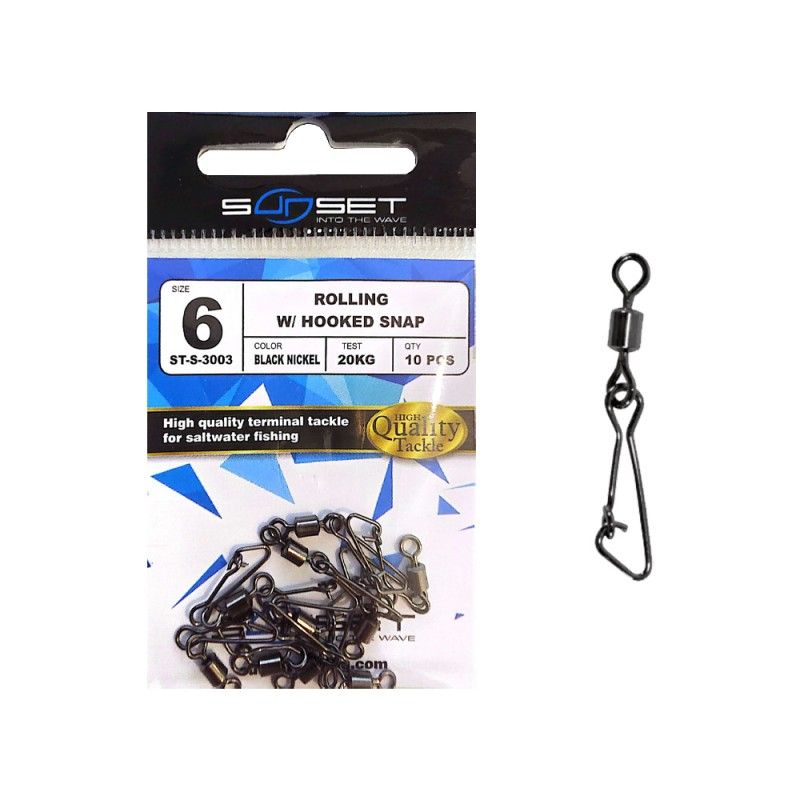Sunset Girella Rolling con Moschettone Hooked Snap STS-3003
