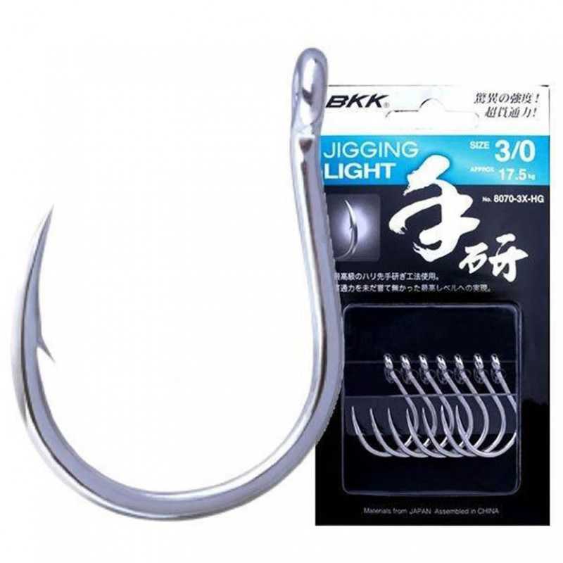 Ami Bkk Jigging Hook Bright Tin