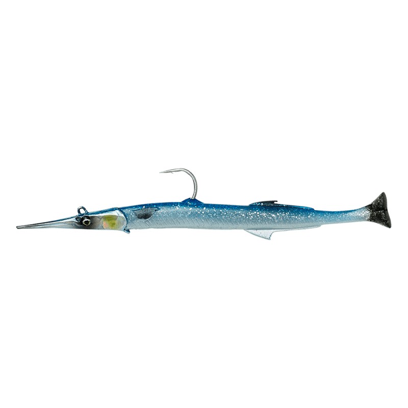 Artificiale Savage Gear Salt 3D Needlefish Pulsetail Esca Soft Bait Spinning - Foto 8 di 11