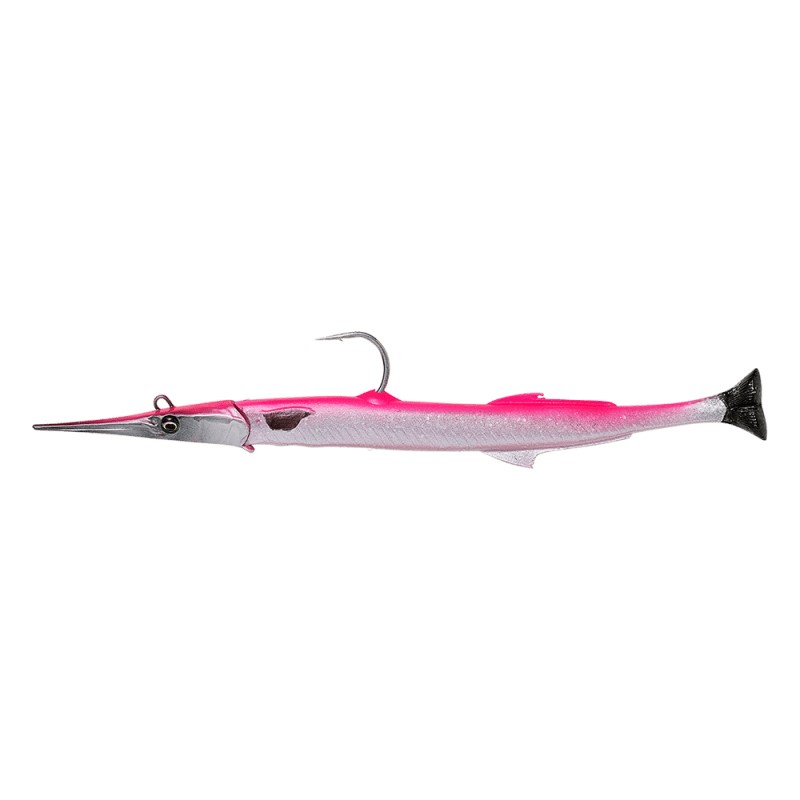 Artificiale Savage Gear Salt 3D Needlefish Pulsetail Esca Soft Bait Spinning - Foto 10 di 11