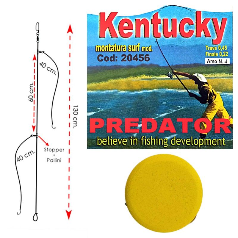 Expert Predator Kentucky Montatura da Surf