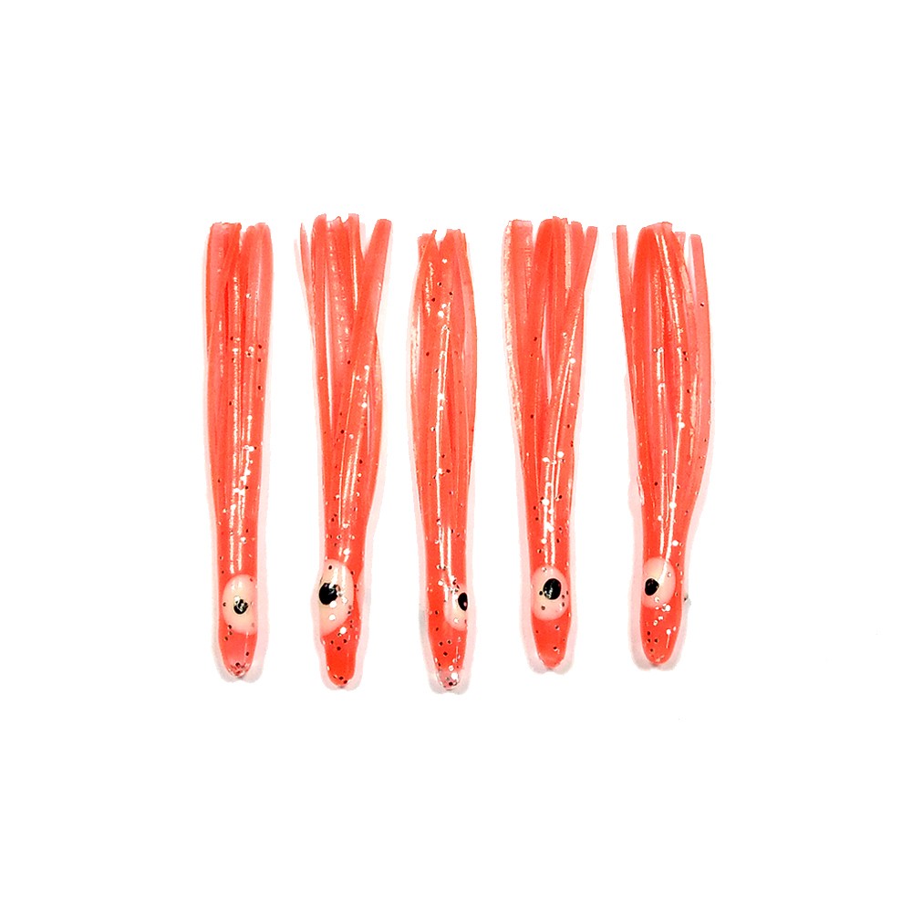 Octopus Softline Polipetti 5cm 5pz Esche Artificiali da Traina in Silicone NEW - Foto 19 di 22