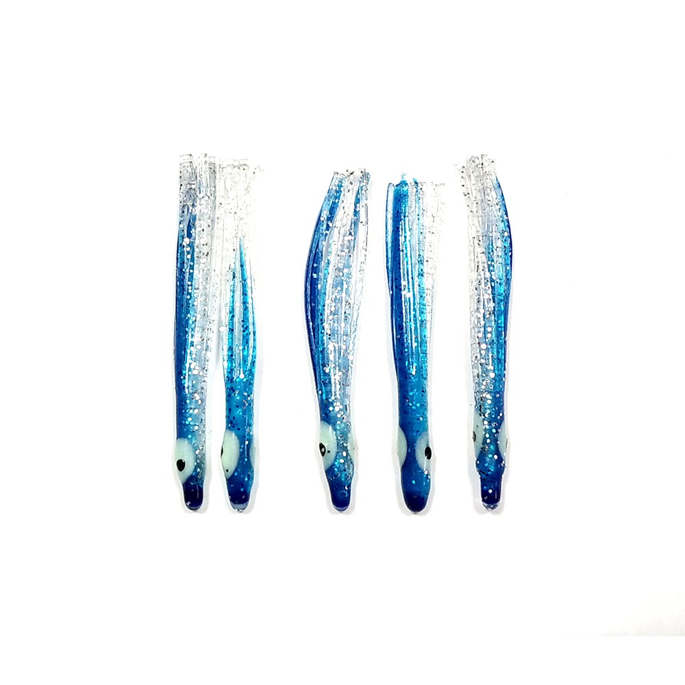 Octopus Softline Polipetti 5cm 5pz Esche Artificiali da Traina in Silicone NEW - Foto 18 di 22