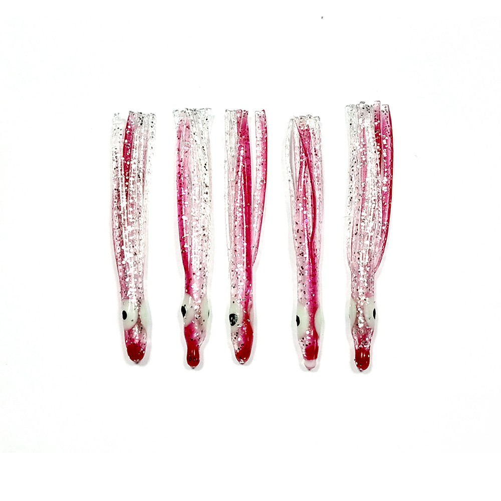 Octopus Softline Polipetti 5cm 5pz Esche Artificiali da Traina in Silicone NEW - Foto 13 di 22