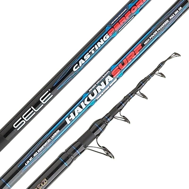 canne da pesca surfcasting 5 metri