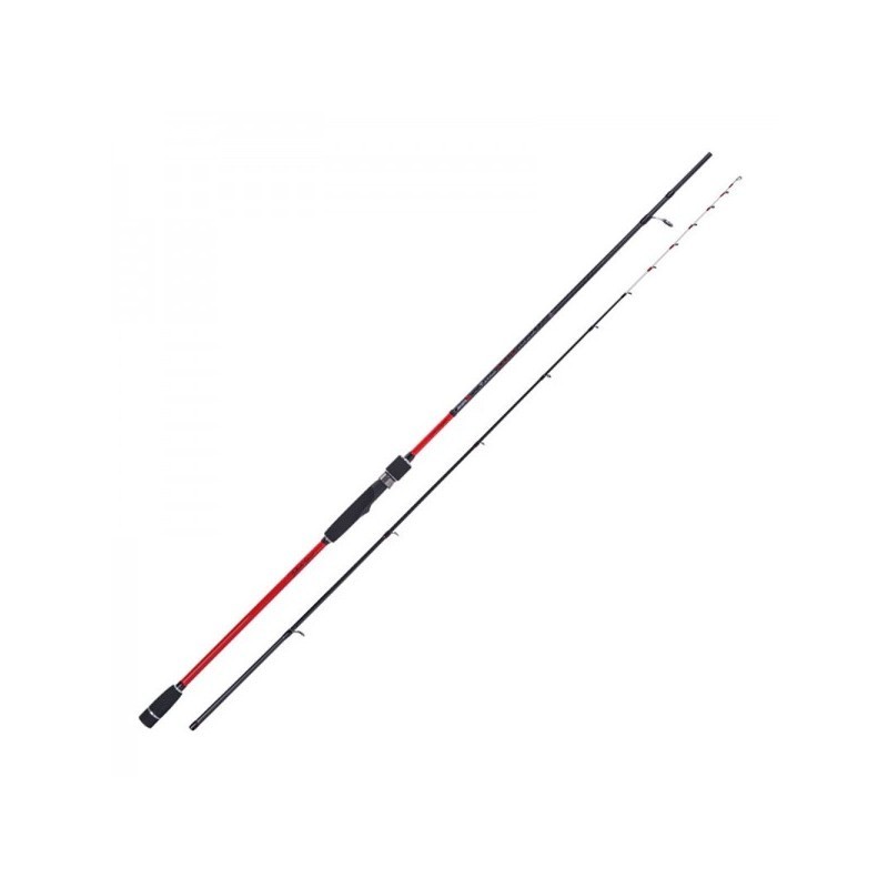 Fladen CUP-02 - Canna Da Pesca Compatta 75 Cm Per Kayak E Canoa - Trigger Rod Nero/rosso - 5