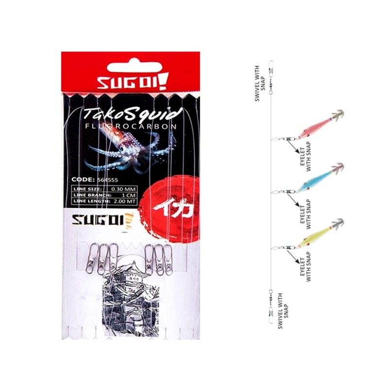 Sugoi Montatura Tako Squid Fluorcarbon