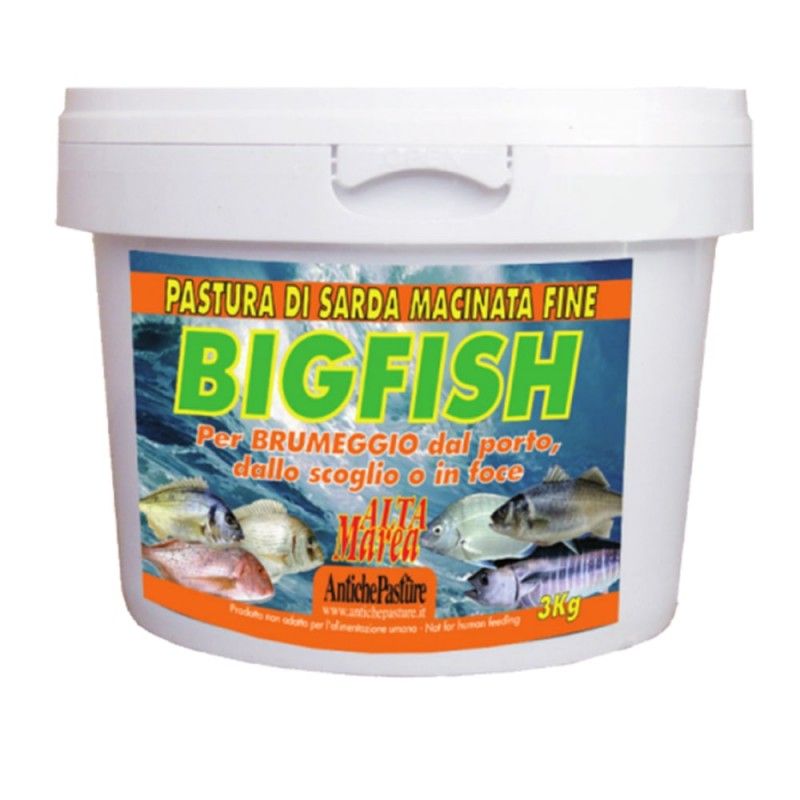 Secchio Antiche Pasture Big Fish Sarda Macinata Naturale 3KG