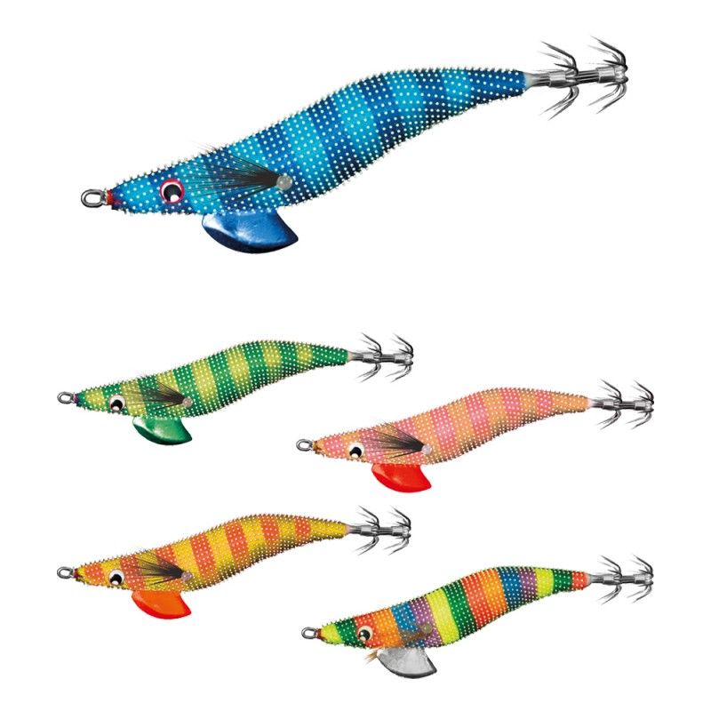 Totanara Da Eging Rush Egi Rubber Glow - Artificiale Per Pesca Di Seppie E Calamari, Luci Fluorescenti - Foto 4