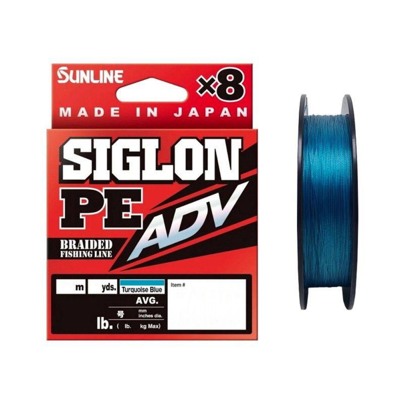 Trecciato Sunline Siglon PE ADV X8 300mt Turquise Blue