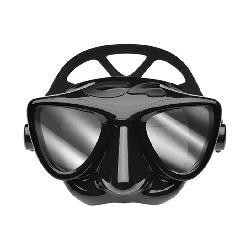 Maschera C4 Carbon Plasma Black Mask Silver Lens