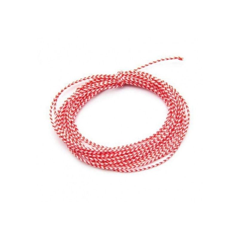 Trecciato Jlc 8x Thread Assist Braid Hook Red White